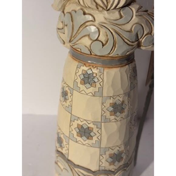 Jim Shore White Woodland Santa Gentle Giver Figurine Christmas Decor Cream - Picture 12 of 12